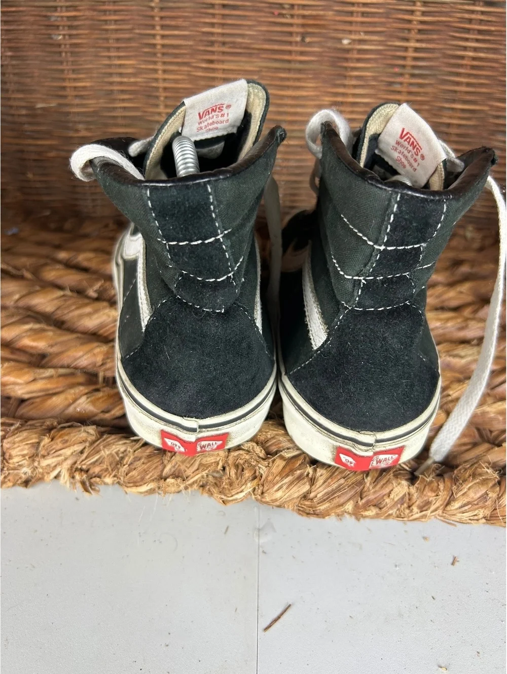 Vans Sk8-Hi black high top sneakers